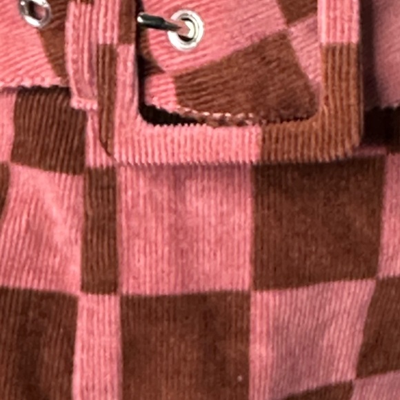 CLUELESS CHER ALICIA SILVERMAN Perfect Corduroy Cute Checkered SKIRT Size 12 - Picture 3 of 9
